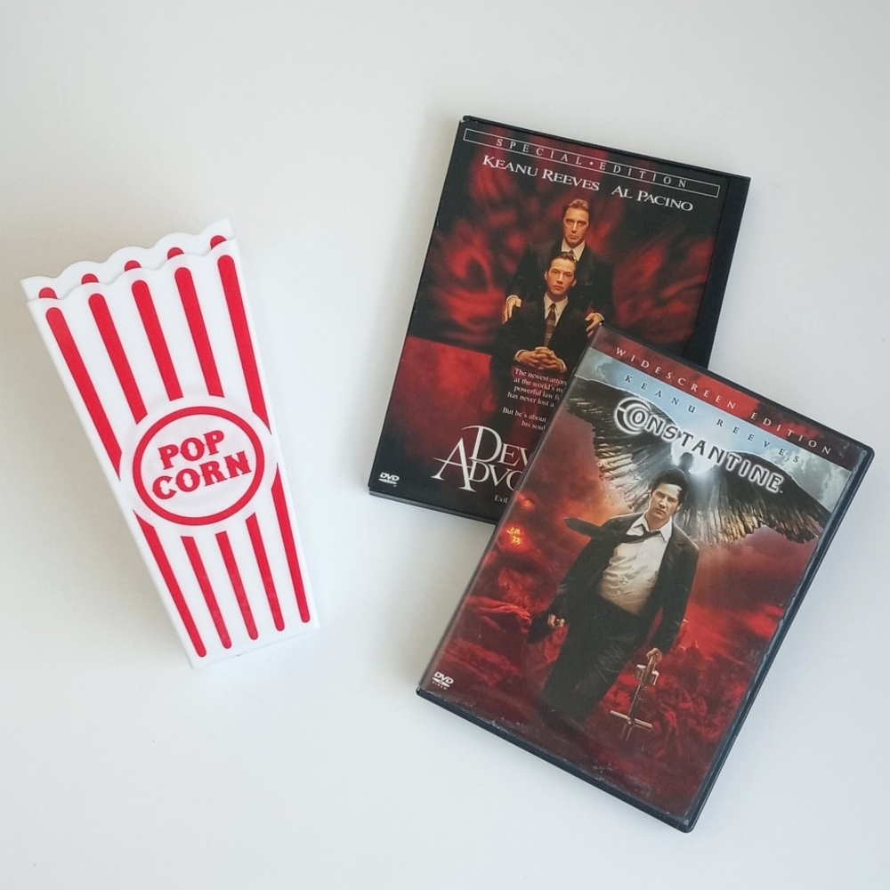 Keanu Reeves DVD Bundle Movie Devil's Advocate DVD & Constantine DVD